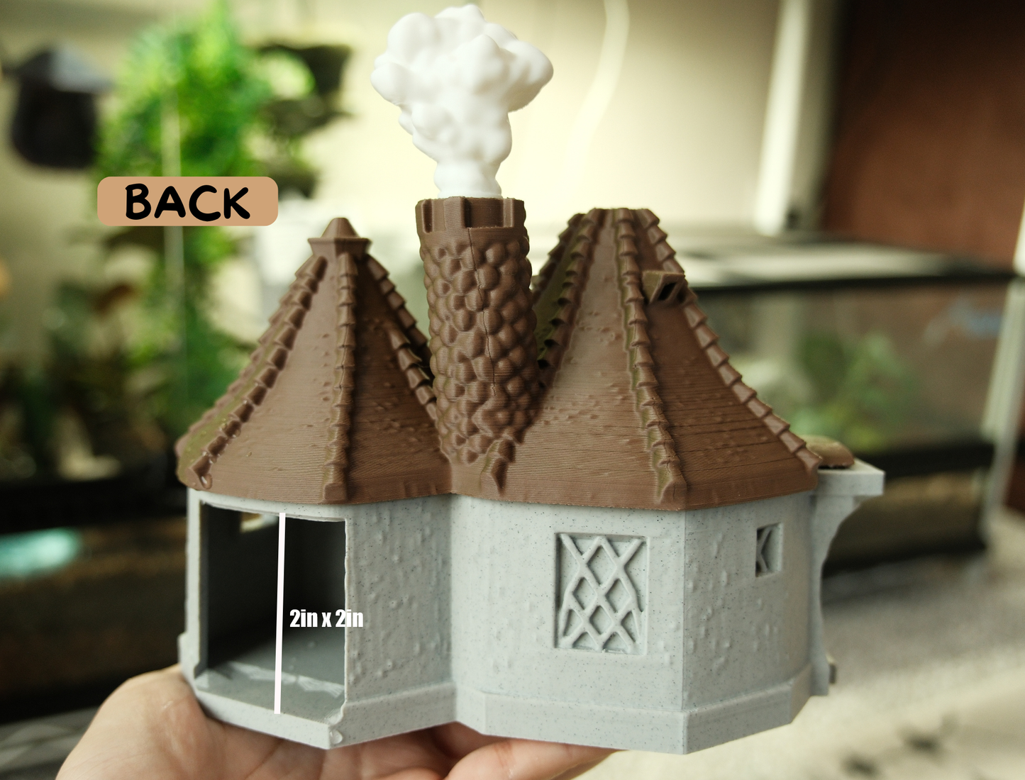 Magical Reptile Hide with Removeable Roof