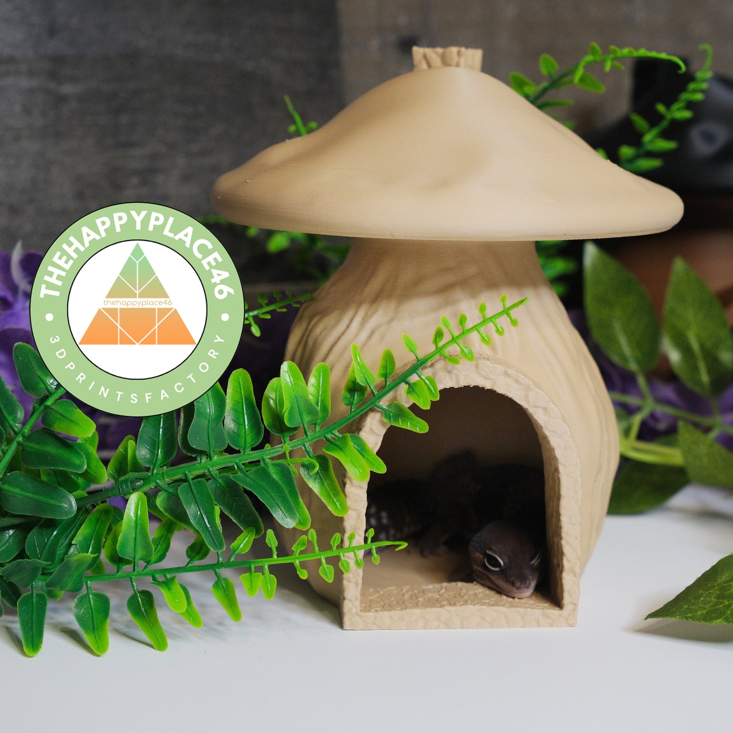 Textured Mushroom House Hide