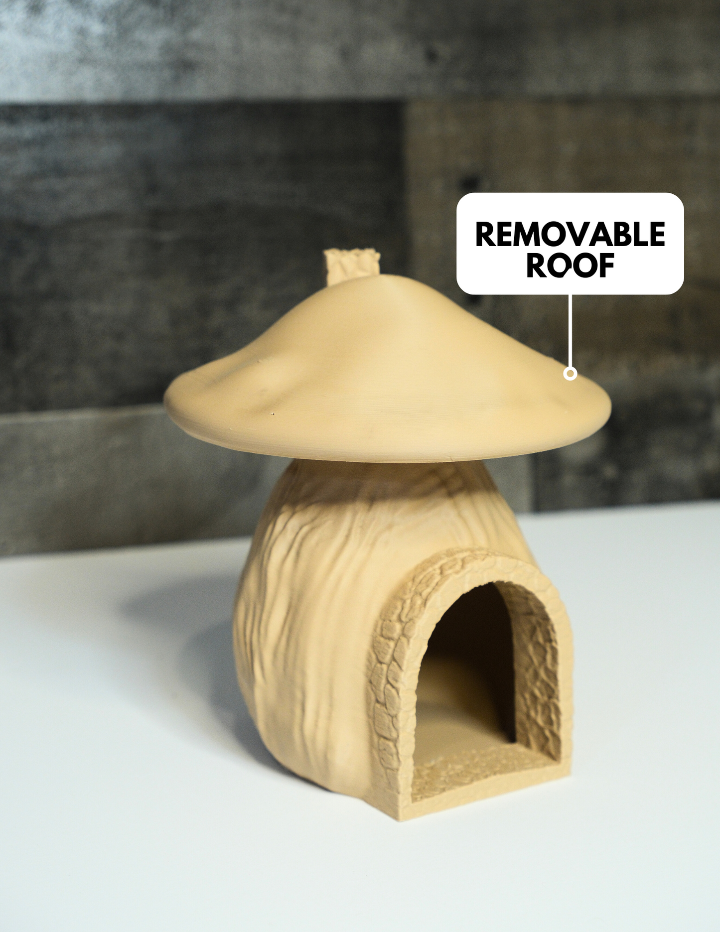 Textured Mushroom House Hide
