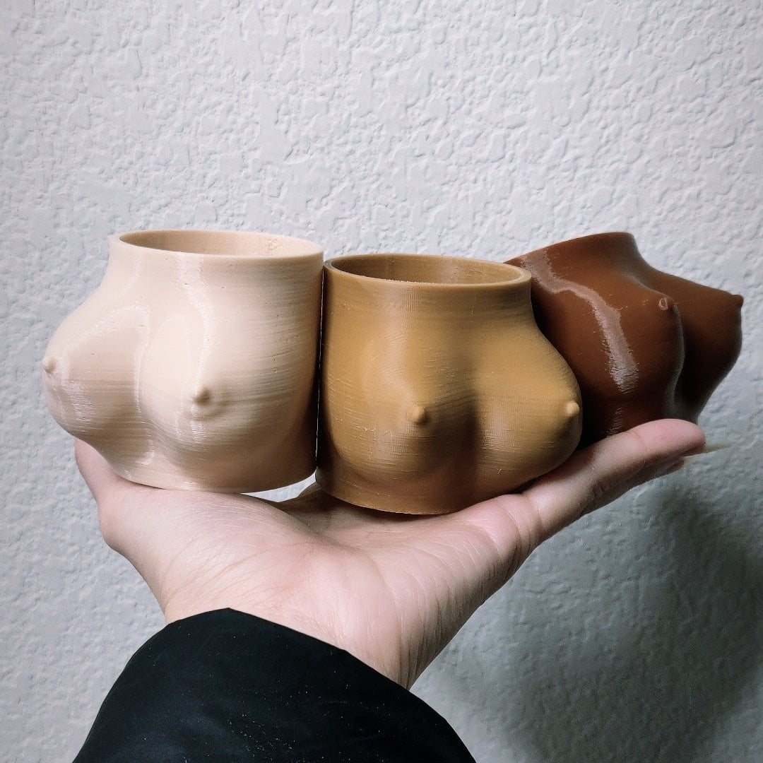 Booby Pot and DD Boob Planter