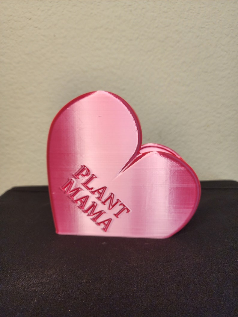 Heart Shaped Planter/Pot with customized engraving