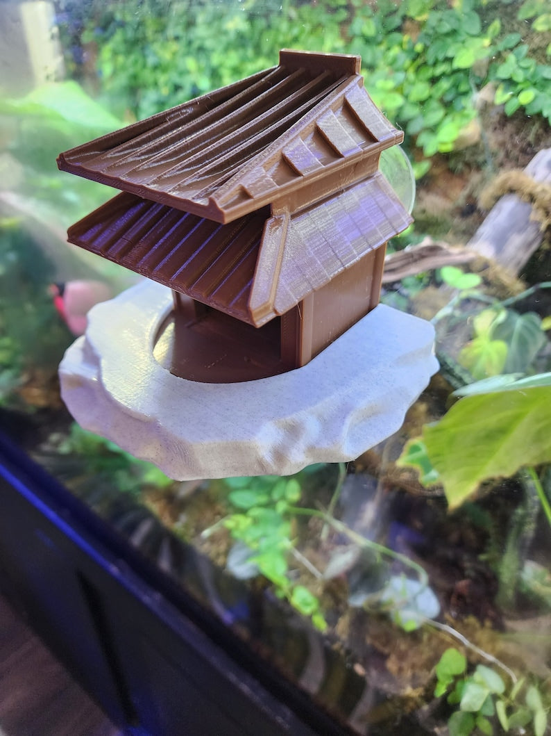 Japanese House Hide With Rock Ledge