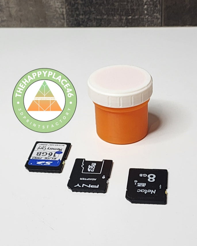 Pill Bottle SD-Karten-Organizer