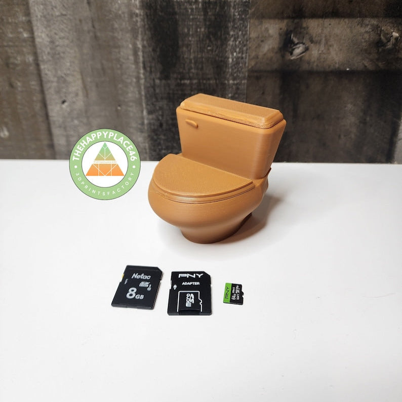 Toilet SD Cards Organizer