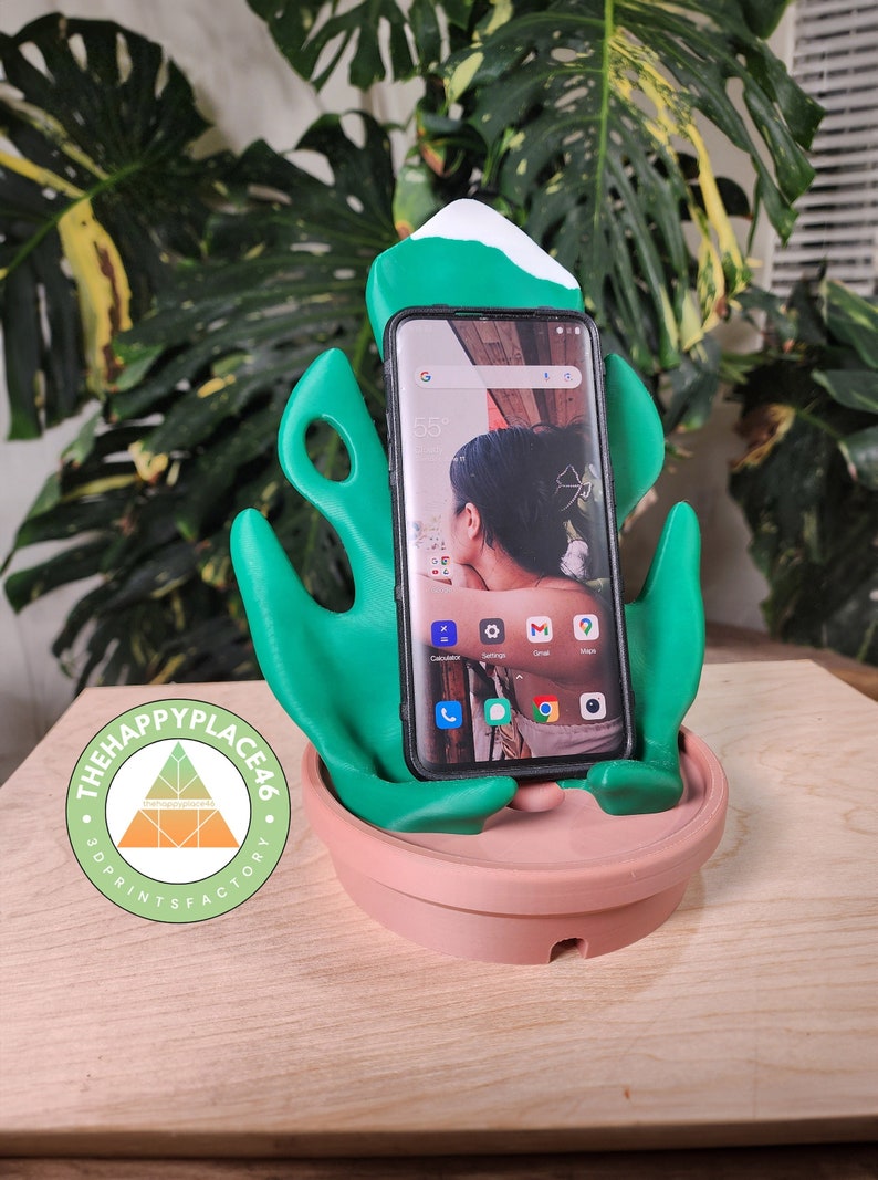 Monstera Phone Stand