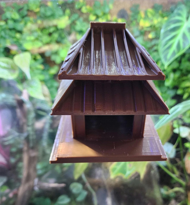 Japanese House Hide With Rock Ledge