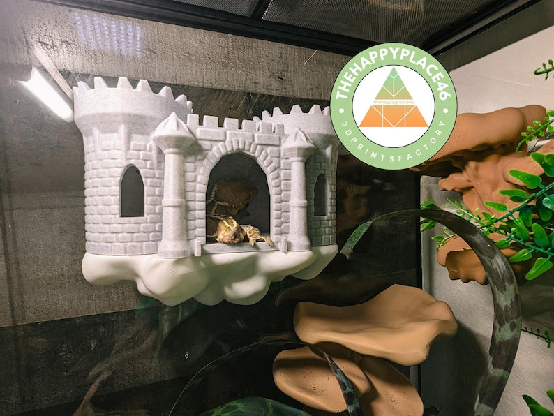 Floating Castle on a Cloud Hide and Ledge with optional drawbridge