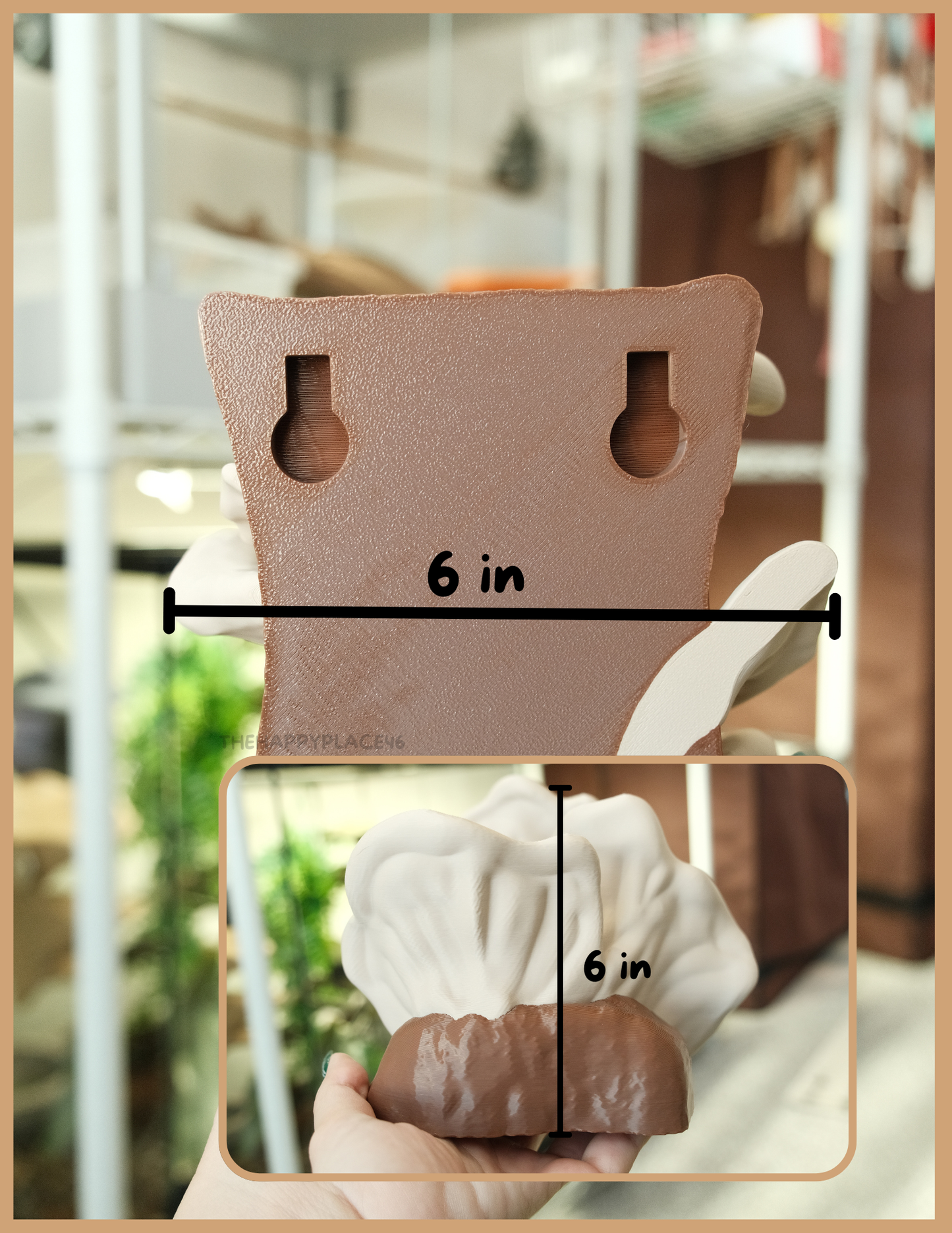 Dumpy Frog/Gecko Mushroom Perch Multi Color